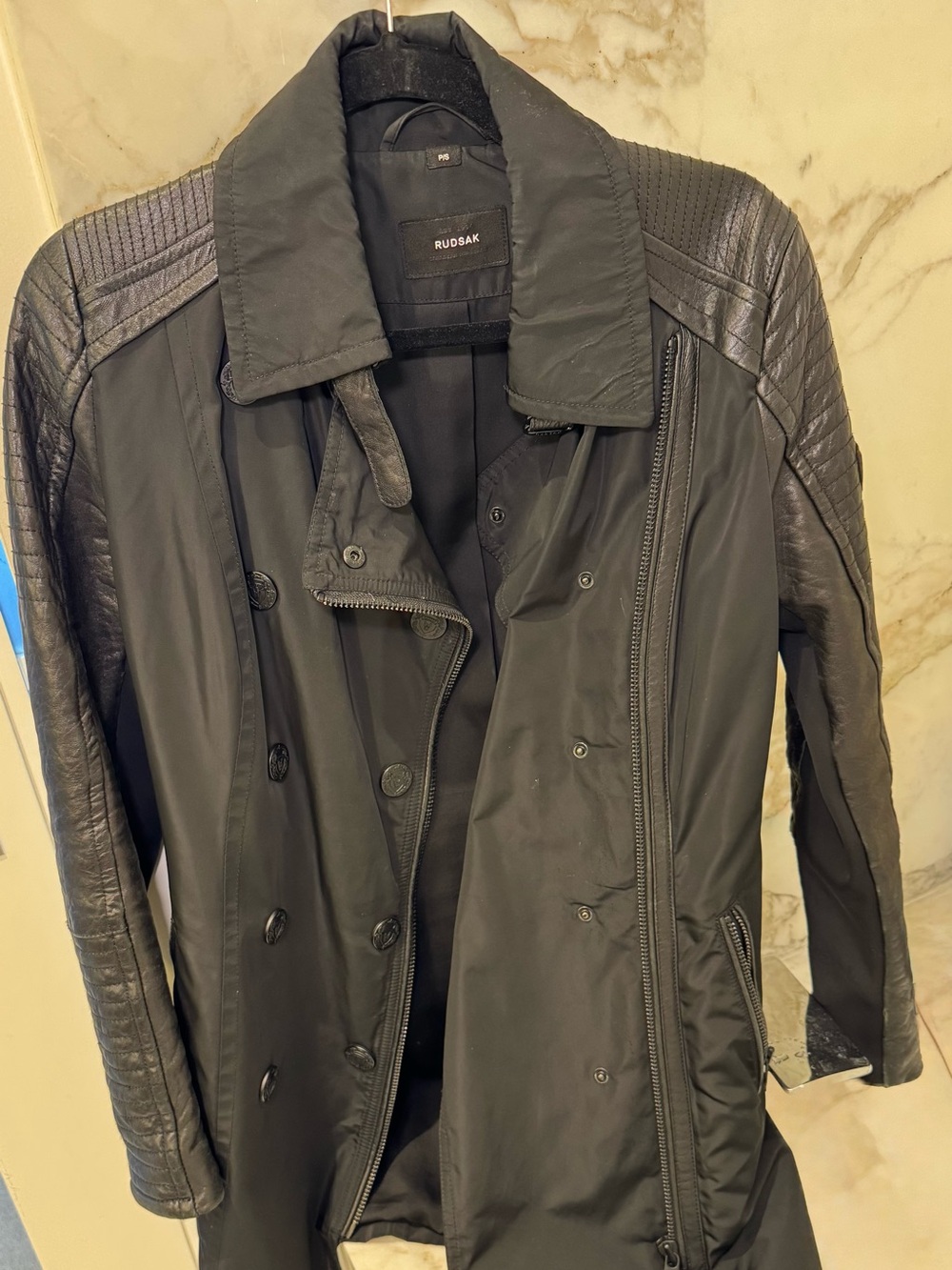 RUDSAK Black Trench Coat